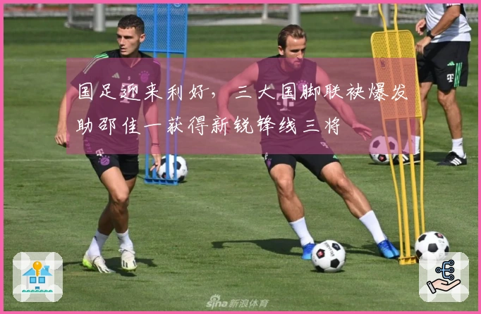 国足迎来利好，三大国脚联袂爆发助邵佳一获得新锐锋线三将