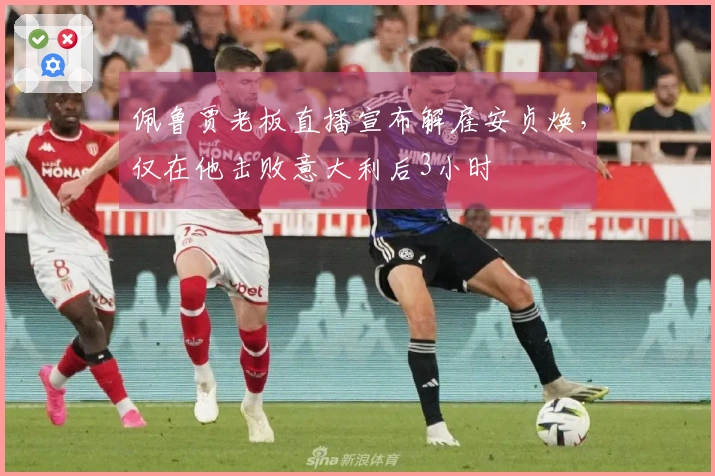 佩鲁贾老板直播宣布解雇安贞焕，仅在他击败意大利后3小时