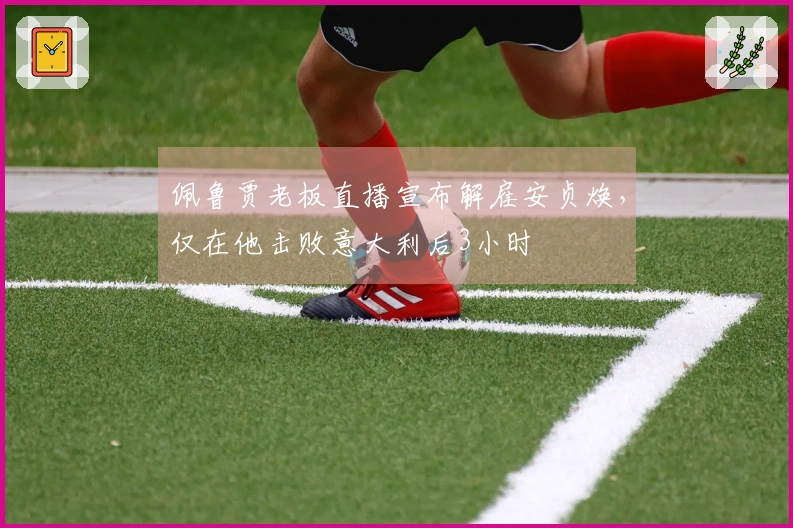 佩鲁贾老板直播宣布解雇安贞焕，仅在他击败意大利后3小时